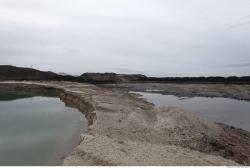 Photo Textures of Background Gravel Mining